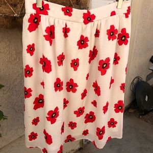 floral print skirt